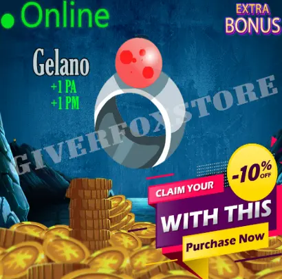 Boune>[ Gelano +1PA +1PM ] + Extra Kamas Bonus -Fast Delivery-