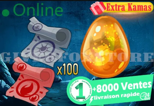 Ombre>[ Kit Parchotage +100 Sagesse + Intelligence ] + Dofus Cawotte +BONUS