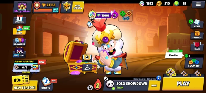 [Code 7341] Level 158 / 53k Trophy + 174 Skins / Very Cheap
