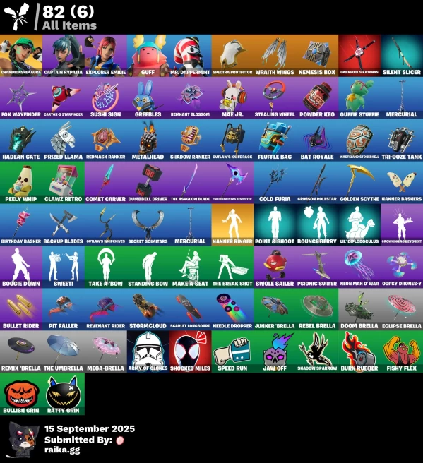 [PC/PSN/XBOX] 5 skins | Championship Aura | Captain Hypatia | Explorer Emilie | Guff | Mr. Dappermint | Spectra Protector | Wraith Wings