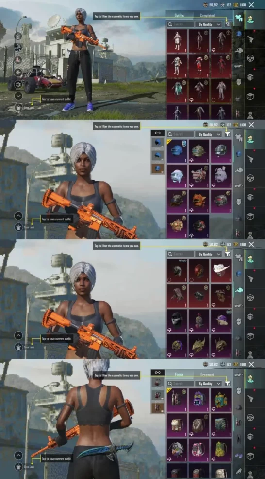 iOS Android - Level63 - M416 Glacier Kill - Skin High - M762 Unicorn - M24 pharaoh - 107UC - 2 Skin M416 - Code436