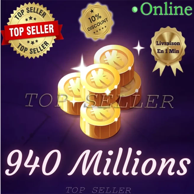 Fallanster : 940.000.000 kamas - 940 Millions kamas Fallanster Dofus retro - Top Seller