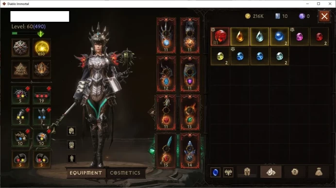 SEA-Anu|Lv60(490)Wizard|32k CR|Reso 650|Hell III|Paragon Slayer|Hell lv19|Esessence Lvl 2 11/30|Check SS (DI802)