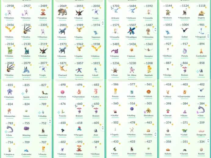 lvl25,have 21 Legendary,Mewtwo Giratina Moltres Kyurem Shiny Articuno etc,many nice pokemons  N8932