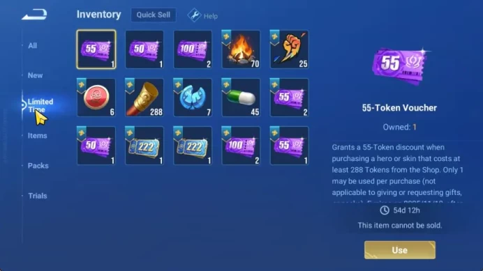 Hero 43 Skin 27|Fresh Starter|Legend Consort Yu,Etc|Infinite|Check SS(HOK1537)