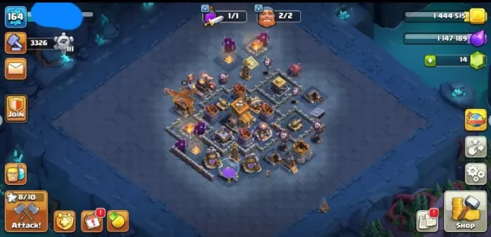 TH13 Level 164 BK 58- AQ 55- MP 37- GW 29 Gem 5 Code 1703 Secure account