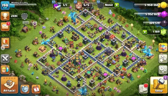 TH14 | BK58, AQ60 MP50 GW43 RC19 | NICE BUILDER BASE | INSTANT DELIVERY|