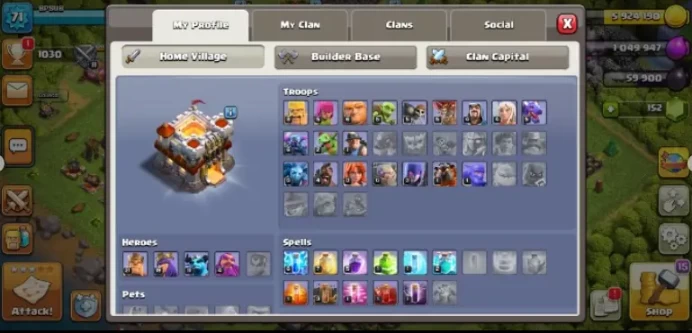 TH11 | RUSH TYPE | NC FREE | 150+ GEM AVAILABLE