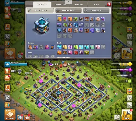 CHEAPEST DEAL TH 13 5 HEROES SKINS FREE NC 2 EPIC EQUIPMENT HERO 60-68-40-37-6 CHEAP & AFFORABLE INSTANT MAIL ACCESS FULL