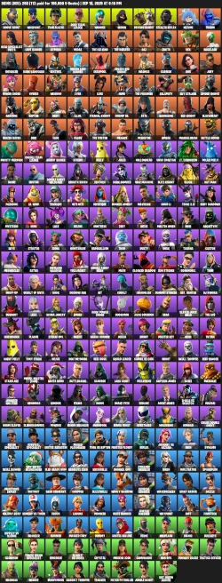 258 Skins | Wonder | ikonik | Merry Mint Ax | OG STW | Leviathan Ax 