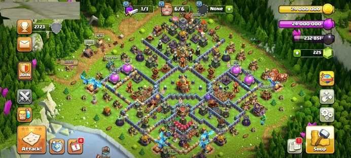 2524 WAR STARS | STRONG DEFENSES / WALLS | BEST OFFER 100% SECURED INSTANT RECEIVE