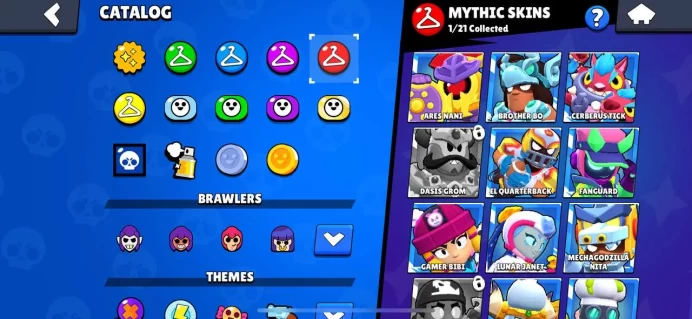 Security Account /20 k cup/ 50 brawrs/1 max brawl / 49 skin brawrs  (B23)