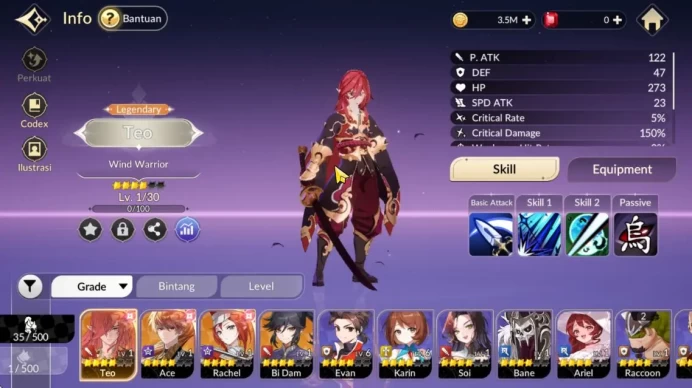 [Re;BIRTH] Global|Fresh Starter 4 Legendary(Teo,Ace,Rachel,Bi Dam)3.5M Gold|Log Netmarble|Android&IOS|Check ss(SKR734)