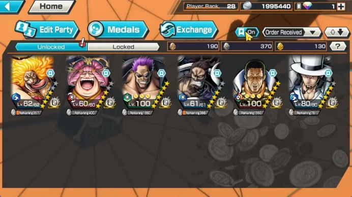 Global|6 META Extreme [Charlotte Linlin,Olin The Oiran,Zephyr,Kaido,Borsalino,Rob Lucci]|Rank 28|LogBandai|CheckSS|(OPBR867)