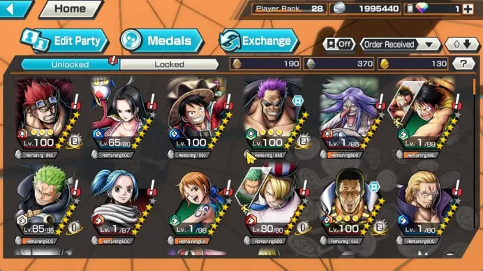 Global|6 META Extreme [Charlotte Linlin,Olin The Oiran,Zephyr,Kaido,Borsalino,Rob Lucci]|Rank 28|LogBandai|CheckSS|(OPBR867)