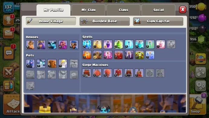 TH14-BH9 LV137|TROPHY 2536|HH 8|BK 41,AQ 53,GW 16,MP 27,RC 9|CN OFF|Protect OffTAKE MAIL|CHECKSS(COC1263)