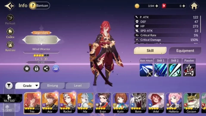 [Re;BIRTH] Global|Starter LV 13|6 Legendary (Teo*6,Ace,Rachel*5,Vanessa*5,BiDam,Knox)|Story 5-1| Log Gooogle|Check SS(SKR785)