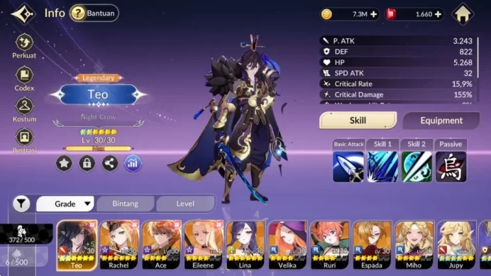 [Re;BIRTH]Global|LV23|Ruby1K|9Legend|Rachel*6,Ace,Teo*6,Lina*6,Eileene,Miho,Velika,Ruri,Espada|Adv10-9|Netmarble|CheckSS|SKR799