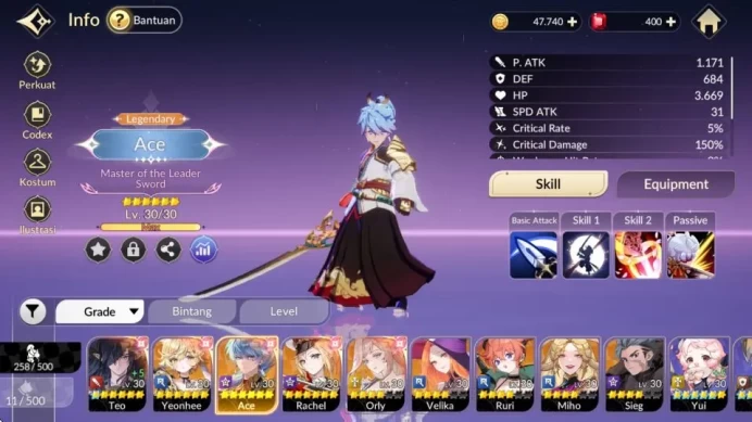 [Re;BIRTH] Global|Mid LV28| 8Legendary|Teo*6,Yeon*6,Ace*6,Rachel*6,Orly,Velika,Ruri,Miho|Story 8-1|Netmarble|CheckSS(SKR802)