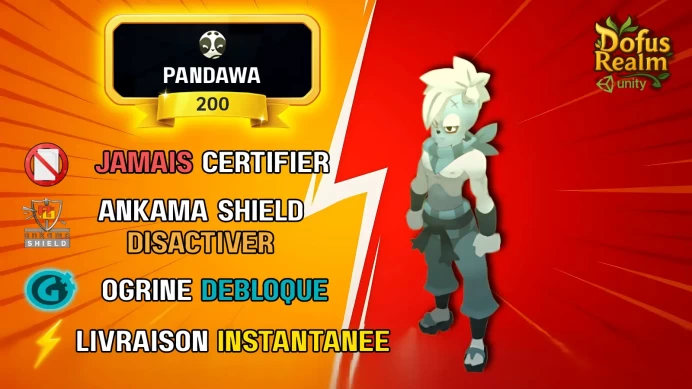 Compte Dofus 200 Niveau 200 - PC - Jeu Vidéo - Neuf (Code D'activation)