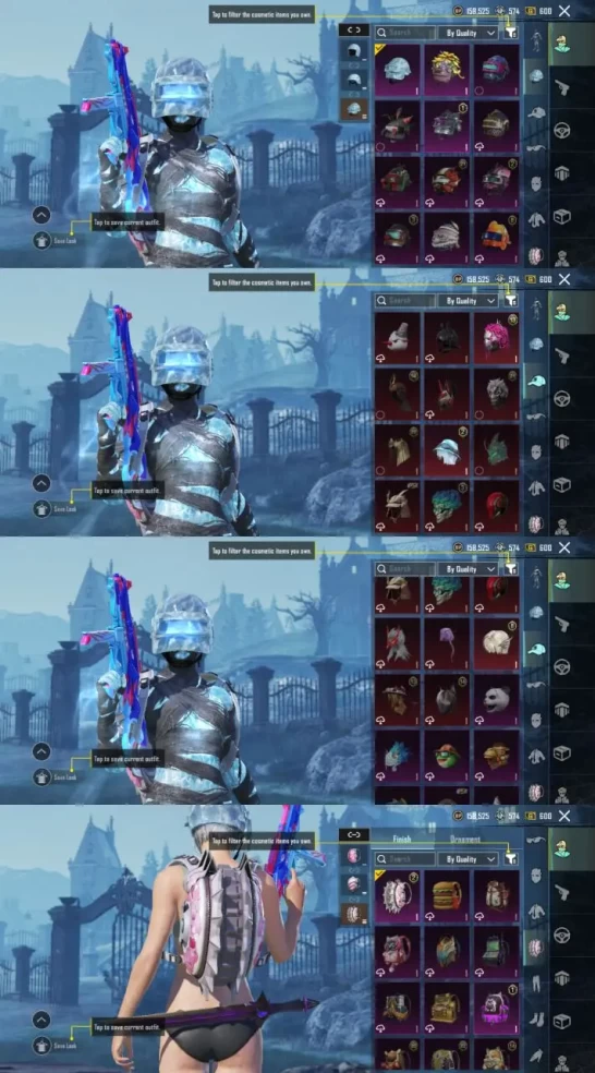iOS Android - Level72 - M416 Glacier - Mummy Blue - Beutiful Account - Good Dans - Code453