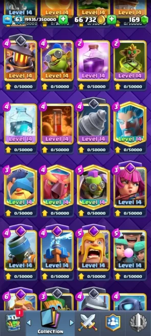 cr(best clash royal in all market lvl 63! )2092