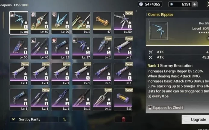 GOD ACCOUNT - EU - Union 62 - +12 5Star (Characters&Weapons)- MORE CONS R6 - +6.1K Gems -at +30% Map Compalted - More Peties - [ALL INFO in ]