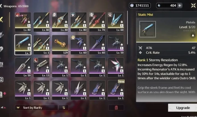 GOD ACCOUNT - EU - Union 62 - +15 5Star (Characters&Weapons)- +5 CONS R6 - +404 Gems - More Peties - [ALL INFO in Description]