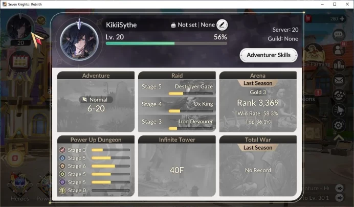 [Re:BIRTH] | Global |10 Legendary (TeoB6,RudyB6,AceB6,RachelB6,Yu ShinB6,LinaB6,DaisyB5) |Log Netmarble| Check SS (SKR835)