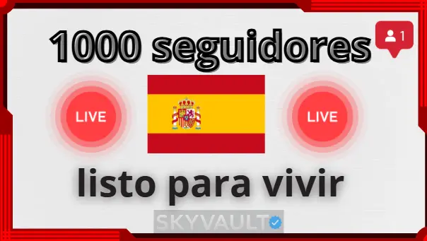Spain 1 000 followers + | Live ready full data change