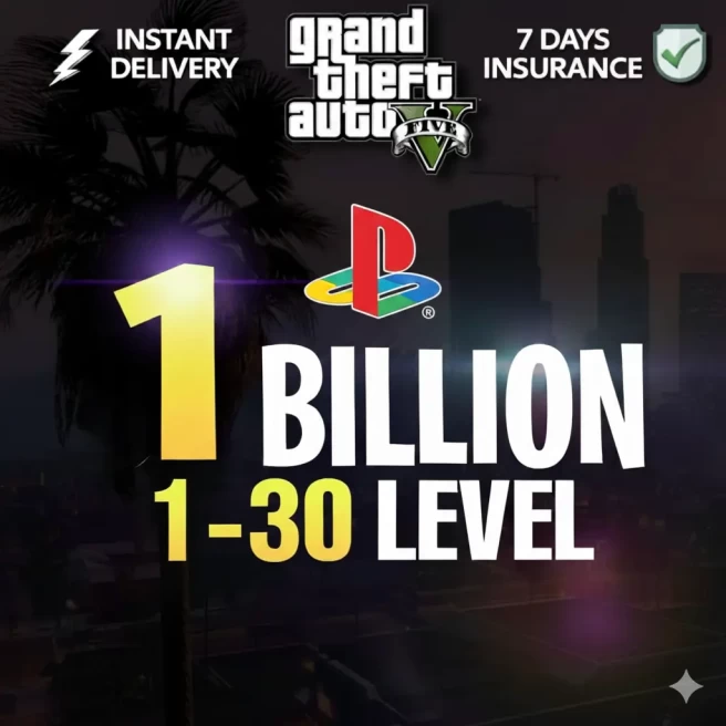 PS5 1 Billion Cash + Cars | Level 1-30 | Full Access | INSTANT DELIVERY | 24 x 7 SUPPORT