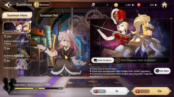 [Re:BIRTH] Global |6 Legendary|4 Special (TeoTc1, Rudy,Ace,Rachel,Velika,Lina,etc )|350 Ruby|LogNetmarble| Check SS (SKR841)