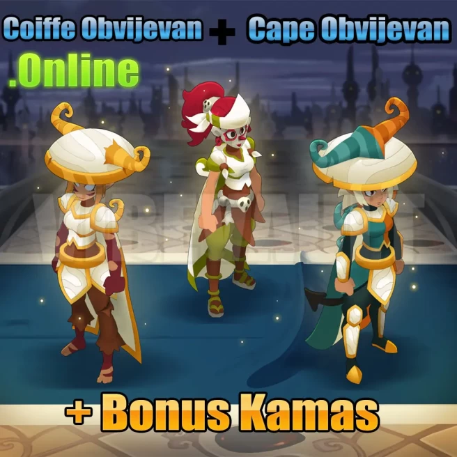 [Kelerog] Obvijevan Coiffe+Cape LVL 20 / Bonus KAMAS ! 