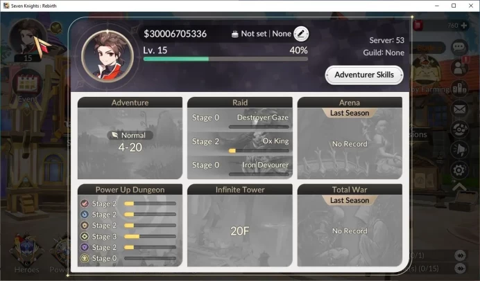 [Re:BIRTH] Global3000xxx|7 Legendary|(TeoTc2,Ace,Rachel,Espada,Velika,Chancellor,Sieg)|760 Ruby|LogNetmarble| Check SS (SKR852)