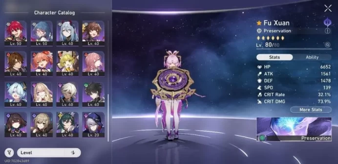 Top Account - EU - TR 70 - +25 5Stars ( Characters & Light Cone's )- More Eidolons E6 - 300/300 WARP - More Peties+ - [ALL INFO in Description]