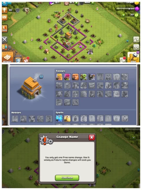 M104◆TOWN HALL 6 SEMI MAX◆3 BUILDER HALL◆NC FREE