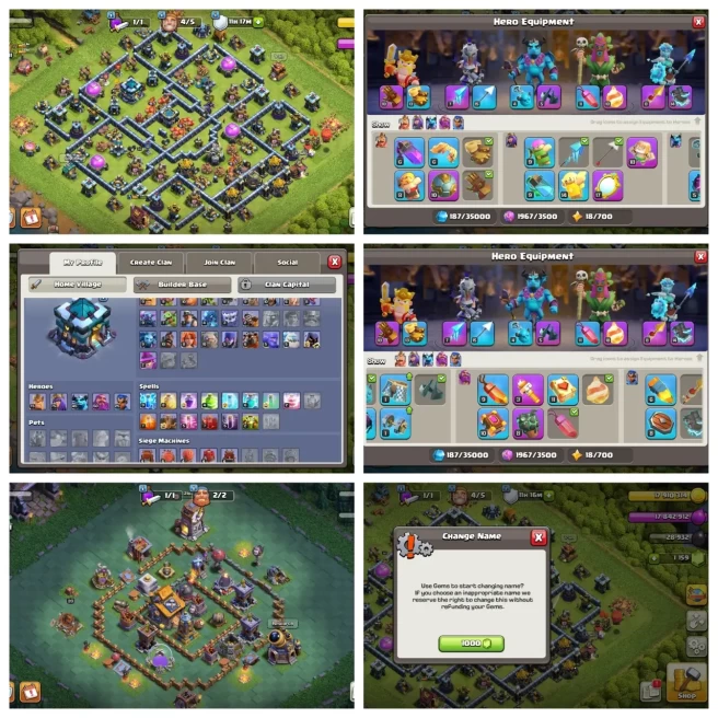 G82◆TH 13 FULLY MAX◆11 EPIC【GG-MAX,SB-10/FA,MM-17,FA-18/DC/FB-18,LP,HT/RS,EB-14】HERO: 75,75,45,50,25◆4 HERO SKIN◆BH 10◆NC 1
