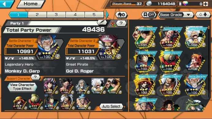 BR599-IOS+Android-7 Ex(Garp+Gear 5+Shank v4+Kuzan+Roger v2+Kaido+Big Mom)+Good Medal+Support 148%+Kaku+Egghead Luffy-Zoro-Sanji-Law oni+Koby