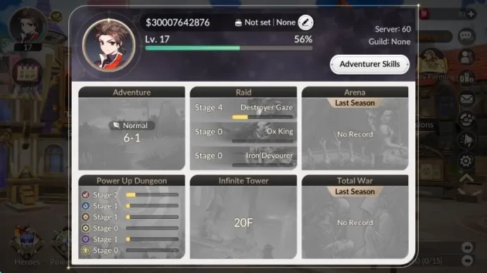 [Re:BIRTH] Global3000xxx|4 Legendary|3 SPECIAL|TeoTc1,Ace,RachelTc1,Ruri|Story 6-1|LogNetmarble| Check SS (SKR861)