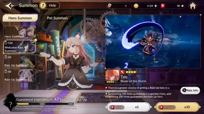 [Re:BIRTH] Global3000xxx|4 Legendary|3 SPECIAL|TeoTc1,Ace,RachelTc1,Ruri|Story 6-1|LogNetmarble| Check SS (SKR861)