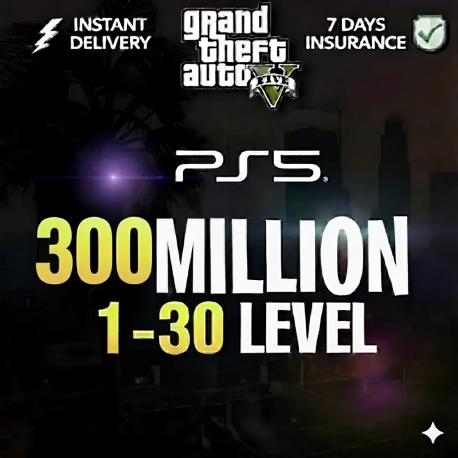 PS5 300 Million Cash + Cars | Level 10 | Full Access | INSTANT DELIVERY | 24 x 7 SUPPORT