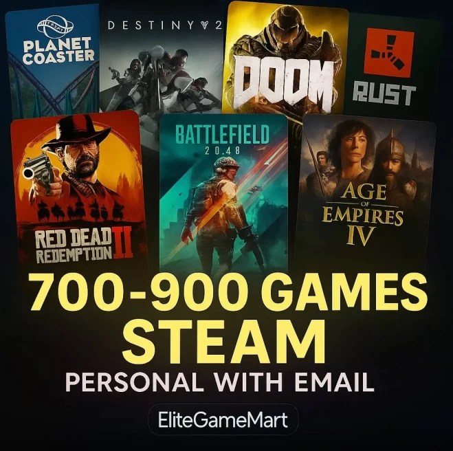 700-900 GAMES [ONLINE STEAM] Full access + Guarantee