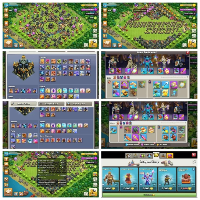 TH 17 FULL MAX◆5 HERO MAX◆11 EPIC【GG,SB(MAX)/FA,MM,FA(MAX)/LP,HT,FB(MAX)/RS,EB(MAX)】10 SKIN◆BH 10 MAX