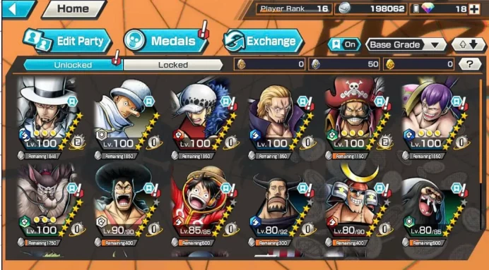 BR560-IOS+Android-3 Ex(Lucci Max+Roger Max+Kuzan)+Good Medal+Jabra Max+Kaku Max+Law oni Max+Cracker Max+Young Ray Max+Oden v2+Egghead Luffy
