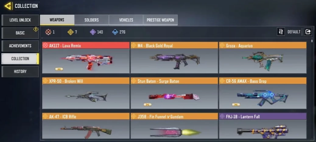 iOS Android - Level 359 - Rank Pro - 140 Epic - 7 Legendery - 1 Mytich - 51 Epic Soldier - Code490