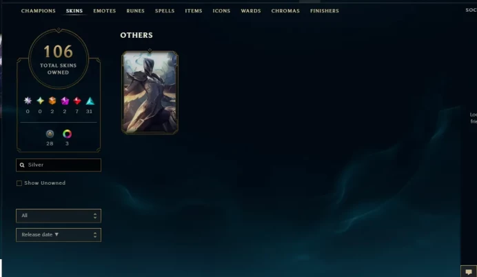 EUW EMAIL CHANGEABLE  Black Alistar Victorious Jarvan IV Worlds 2012 Riven+ HER 2012 ICON  Silver Kayle 120 CHAMPIONS 106 SKINS LAST PLAY 2022