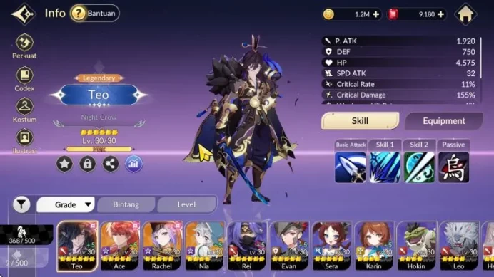 [Re:BIRTH] SEA|Ruby 9k|HSV 101|4 Legendary|3 SPECIAL|Teo,Ace,Rachel,Nia|LogGoogle| Check SS (SKR870)