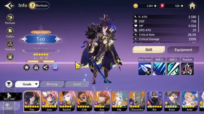 [Re:BIRTH] SEA|7 Legendary|5 SPECIAL|TeoTC1,Jave,Colt,Ace,Rachel,Nia,Chancellor|Log Netmarble| Check SS (SKR875)