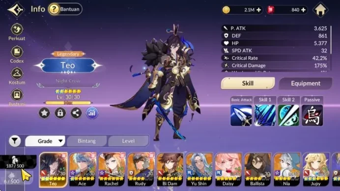 [Re:BIRTH] SEA|9 Legendary|4 SPECIAL|TeoTC2,Rudy,AceTC1,Rachel,Nia,BiDam,YuShin,Daisy,Ballista|Netmarble|CheckSS(SKR876)