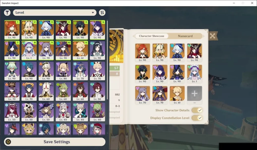 ASIA|AR57|7 Limited + 5[5Star's Weapon]|Mavuika,Xilonen,Furina+Sign,Raiden,etc|MC Male|Take Email| CheckSS(GI2422)